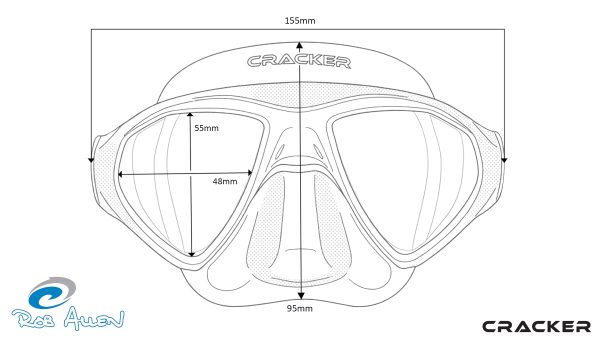 Rob-Allen-Cracker-Mask-4DIVING.COM-2.jpg Rob Allen Cracker Black Diving Mask