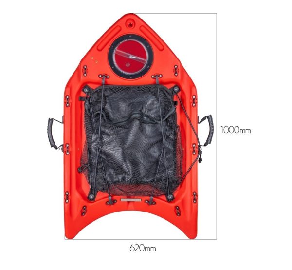 Rob Allen Banks Board with Hatch rigid HDPE spearfishing float with deck bungees
