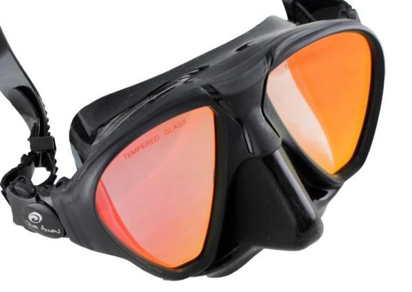 Rob Allen Cubera Red Tinted Lens Diving Mask